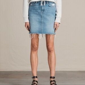 All Saints Kim Denim Skirt size 2